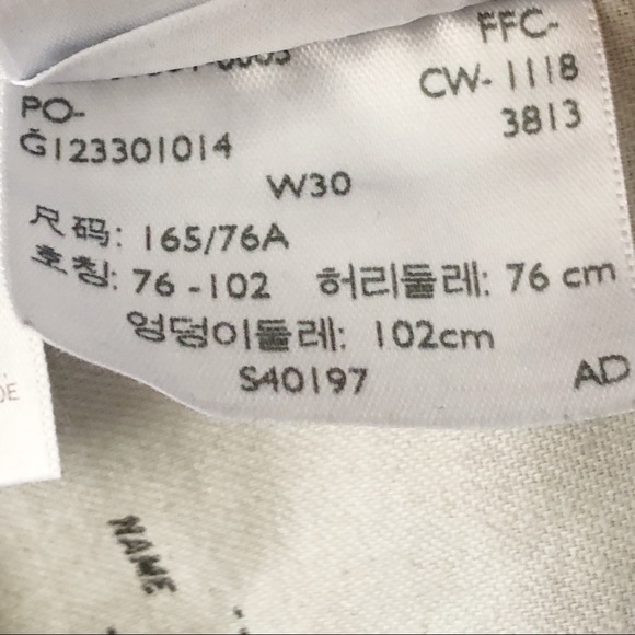 Levis Made & Crafted Slim Crop Fit Big E Japanese Denim Two Tone Jeans 30 NWT - Picture 8 of 12